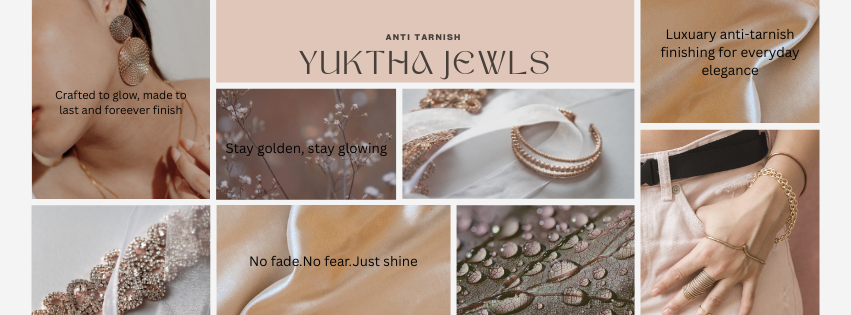 Beige Gray Aesthetic Jewelry Branding Photo Collage Facebook Cover (1)